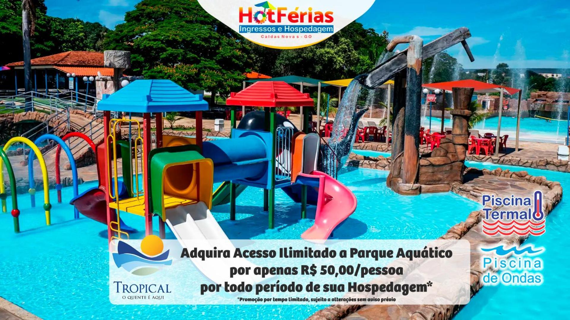 Hotférias - Enseada Caldas Novas, Parque Náutico opcional Exterior foto